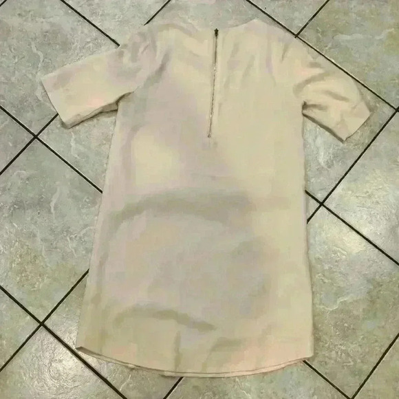 Naked Zebra Ivory Sheath Dress Size Small - Picture 2 of 6